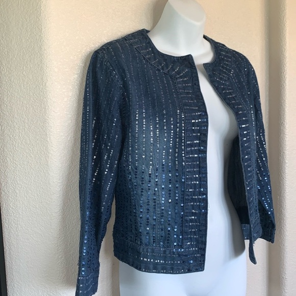 Chico's Jackets & Blazers - ❌SOLD ❌ CHICO’s denim jack